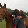 Sammy WINS the HVS Class at the horse show!